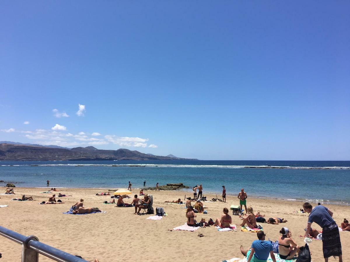 Apartamento Primera Linea Playa De Las Canteras Las Palmas Buitenkant foto